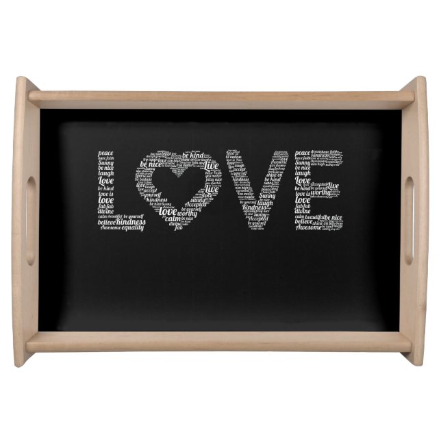 My Love Serving Tray (Front)