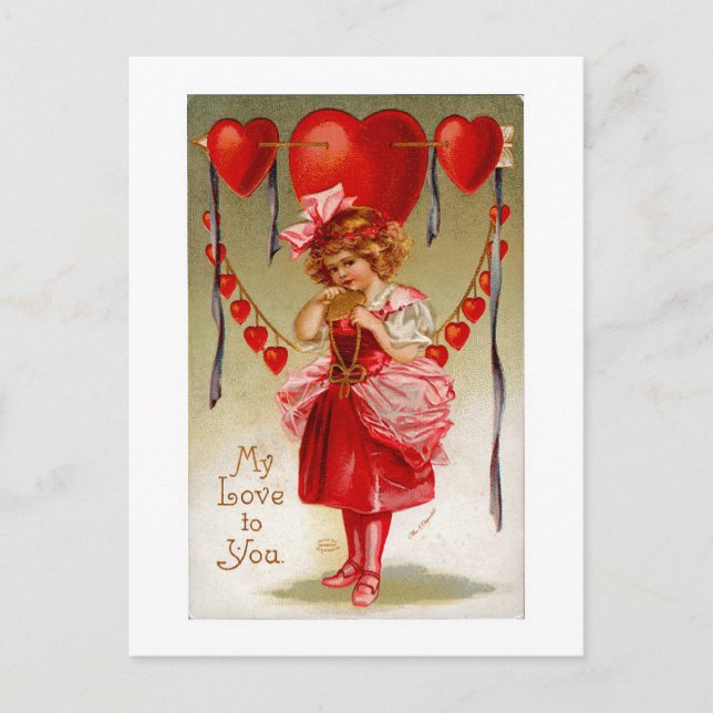My Love To You Holiday Postcard (Front)