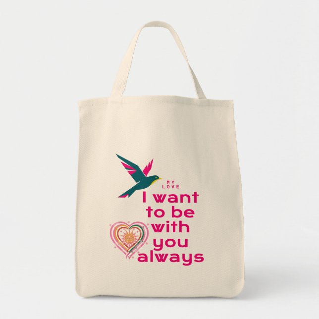 My love tote bag (Front)