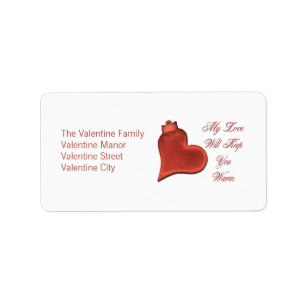 My Love Will Keep You Warm Label