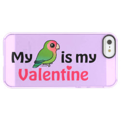 My Lovebird is My Valentine Uncommon iPhone 5/5s Clearly™ Deflector Case