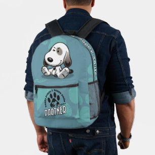 My Lovely Partner Printed Backpack