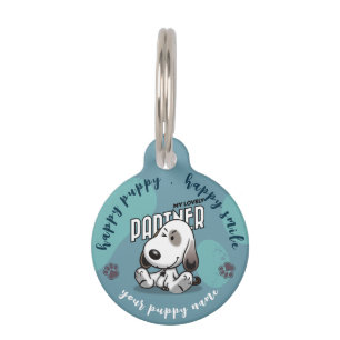 My Lovely Partner Round Pet Tag