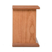 My Loyal Companion Cherry Wood Cremation Urn (Side)