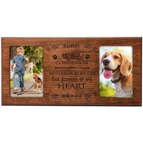 My Loyal Companion Memorial Cherry Picture Frame