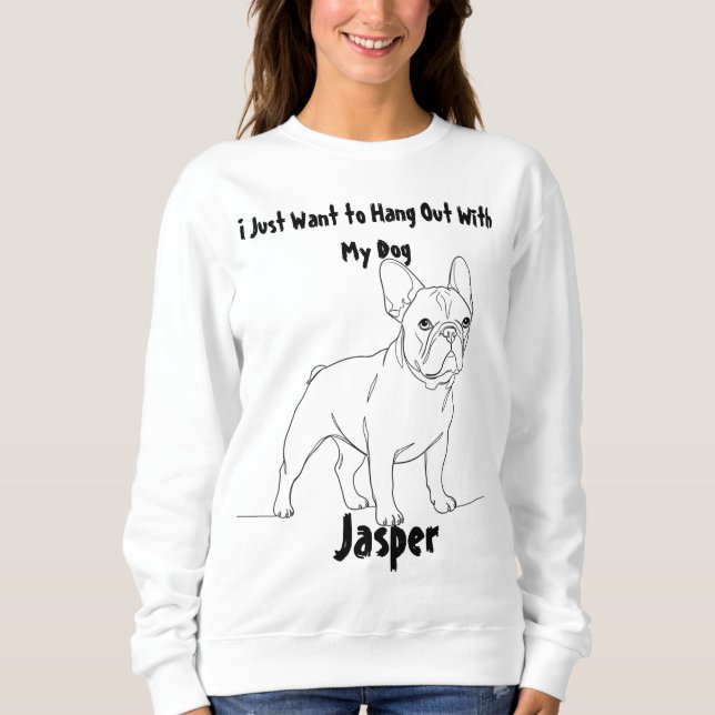 My Loyal Companion: Personalized Dog Photo  Sweatshirt (Front)