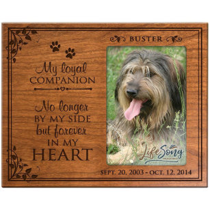 My Loyal Companion Pets Cherry Picture Frame
