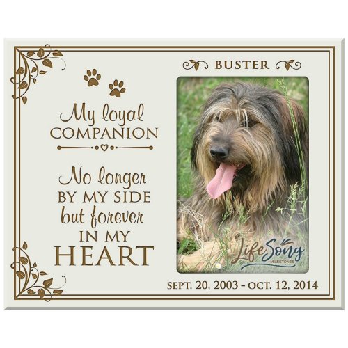 My Loyal Companion Pets Ivory Picture Frame
