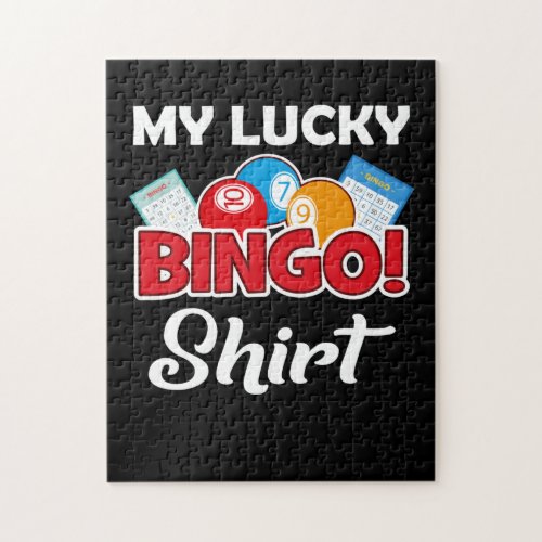 My Lucky Bingo _ Funny Bingo Player Jigsaw Puzzle