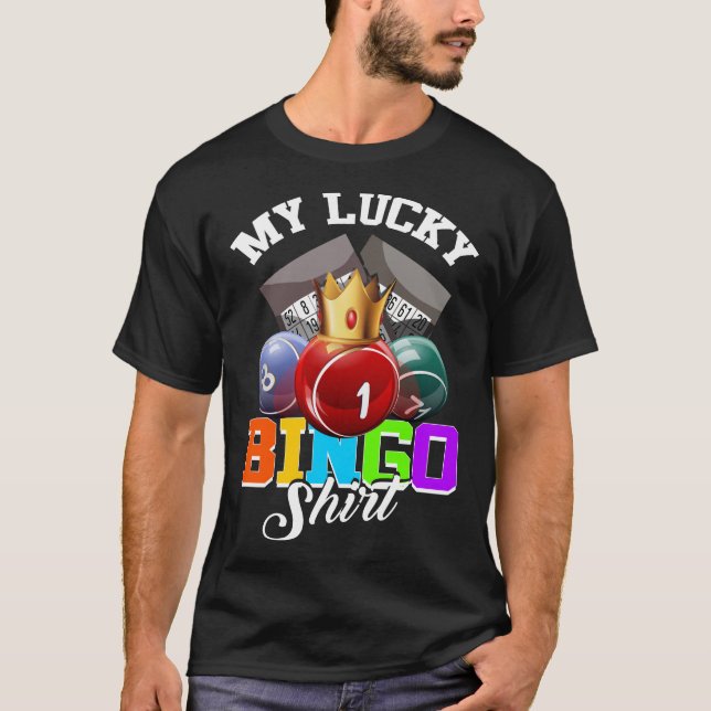 My Lucky Bingo Shirt Bingo Player (Front)