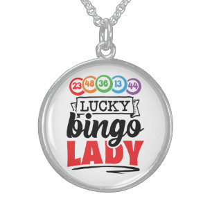 My Lucky Bingo Sterling Silver Necklace
