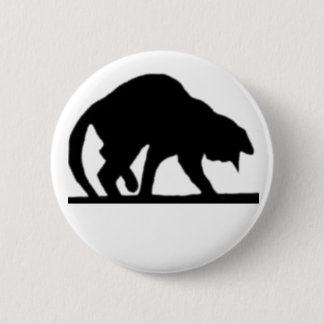 My Lucky Black Cat Button