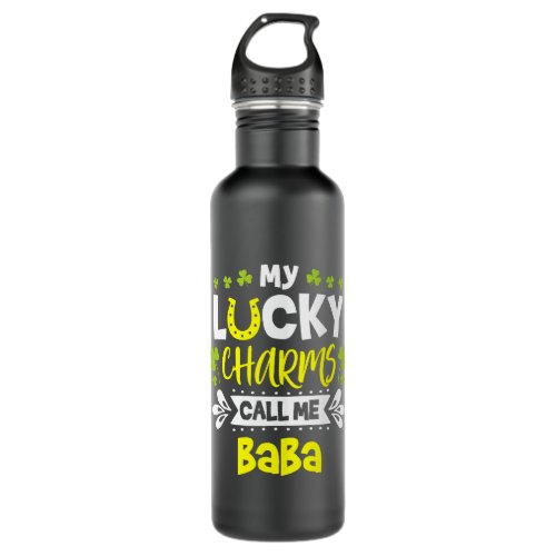 My Lucky Charms Call Me Baba St Patricks Day Baba Stainless Steel Water Bottle