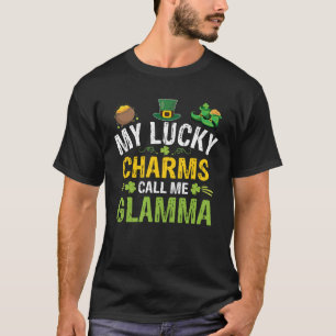 My Lucky Charms Call Me Glamma St Patricks Day Mat T-Shirt