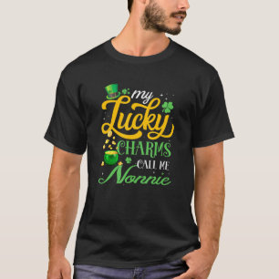 My Lucky Charms Call Me Nonnie Happy St Patricks D T-Shirt