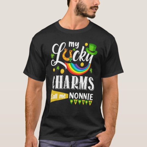 My Lucky Charms Call Me Nonnie St Patricks Day Sha T_Shirt