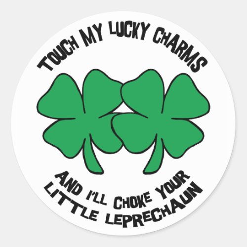 My Lucky Charms Gifts Classic Round Sticker