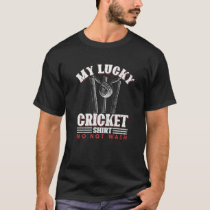 My Lucky Cricket Player Coach Sports Graphic T-Shirt