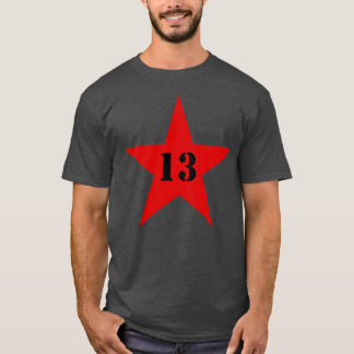 My Lucky Number Star - Number 13 (red) T-Shirt