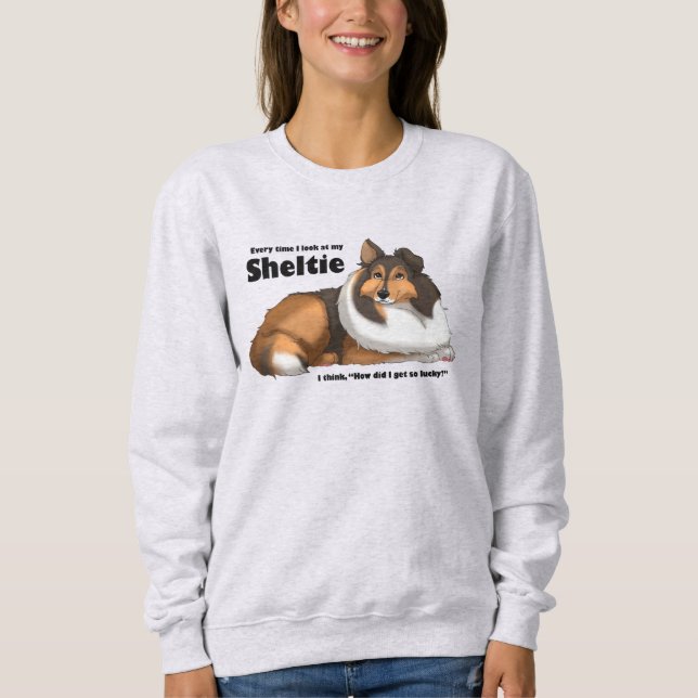 My Lucky Sheltie Sweatshirt (Front)