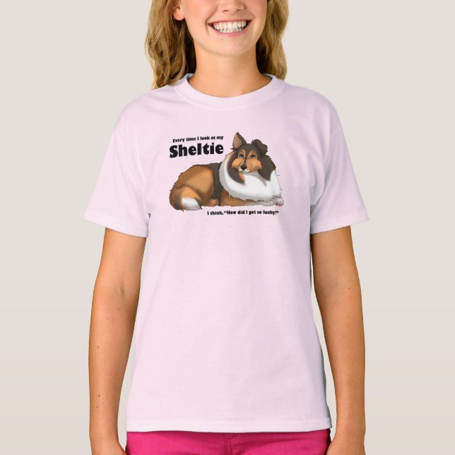 My Lucky Sheltie T-Shirt (Front)
