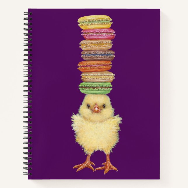My Macarons Peep notebook (Front)