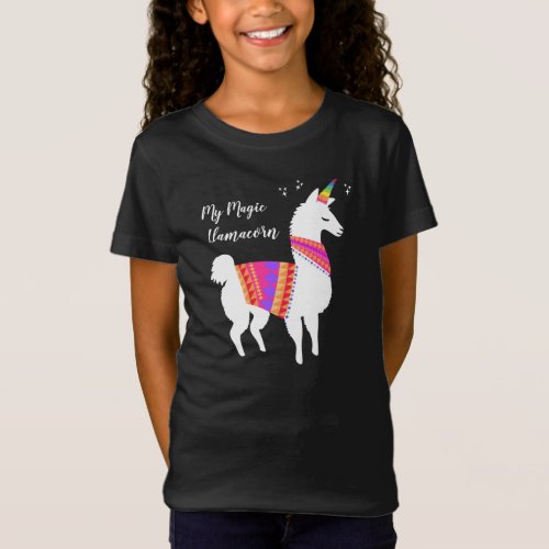 My Magic Llamacorn Cute Fantasy T_Shirt