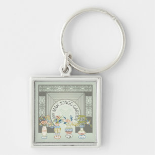My Mah Jongg Garden Keychain
