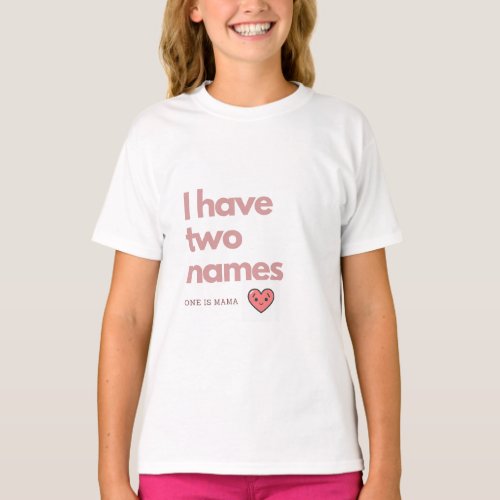 My Mama Heart _ Cute Mothers Day T_shirt