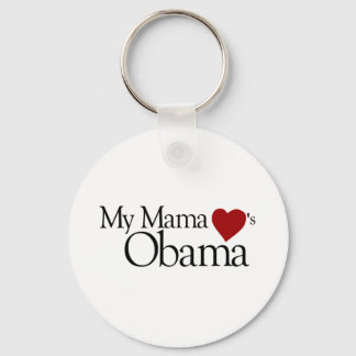 My Mama Loves Obama Keychain
