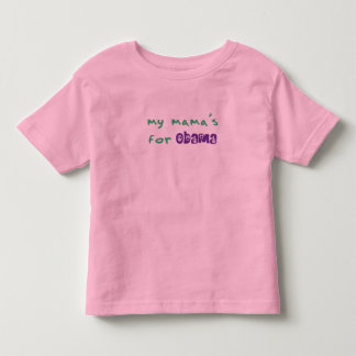 My Mama's For Obama Toddler Ringer T-shirt