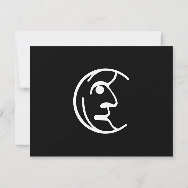 My Man in the Moon Invitation (Front)