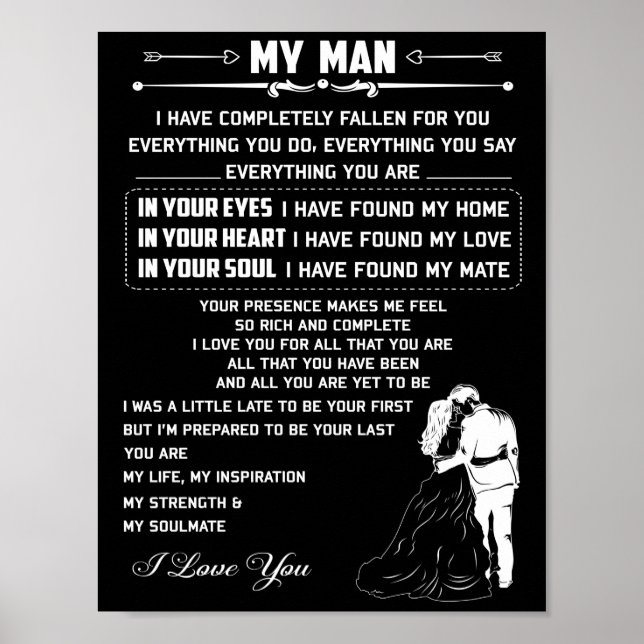 My Man Poster (Front)