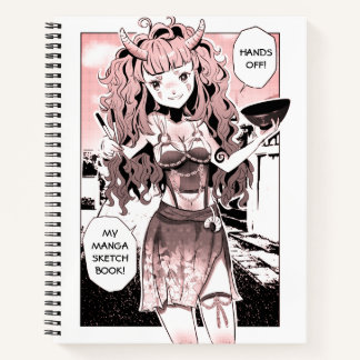 My Manga Sketchbook Notebook