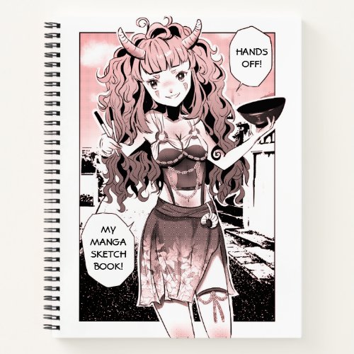 My Manga Sketchbook Notebook
