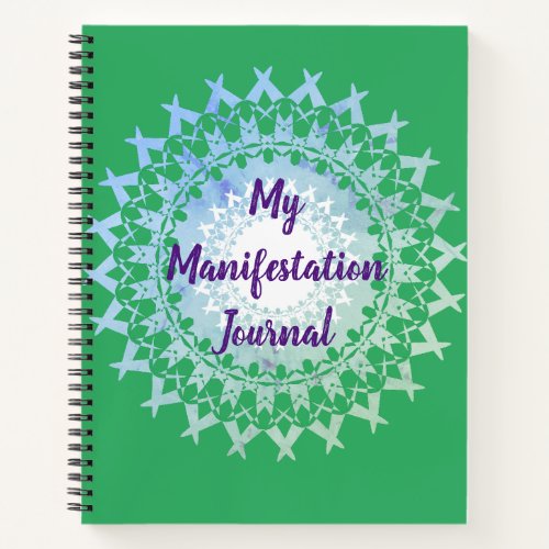 My Manifestation Journal Green