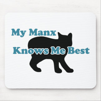 My Manx Knows Me Best Mouse Pad