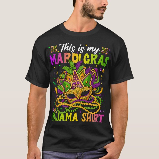 My Mardi Gras Pajama Shirt (Front)
