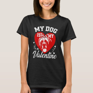 My Mastiff Is My Valentine Dog Valentines Day T-Shirt