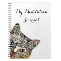 My Meditation Journal - Cat Design Notebook