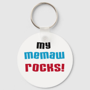 My Memaw Rocks T-shirts and Gifts Keychain