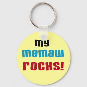 My Memaw Rocks T-shirts and Gifts Keychain