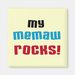 My Memaw Rocks T-shirts and Gifts Magnet