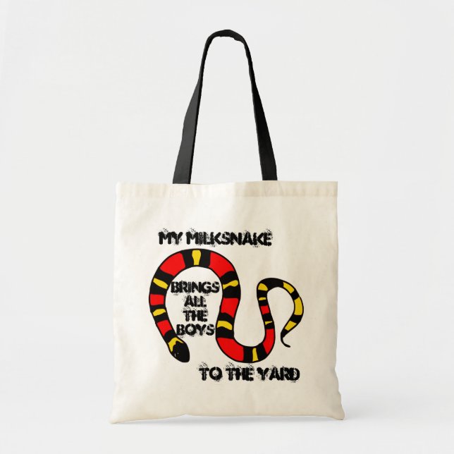 "My Milksnake" Herper Tote Bag (Front)