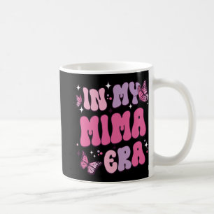 My Mima Era Funny Butterfly Groovy Retro Mothers D Coffee Mug