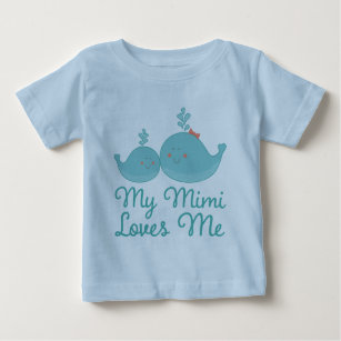 My Mimi Loves Me grandchild gift t-shirt