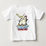My Mimi Loves Me Penguin Baby T-Shirt