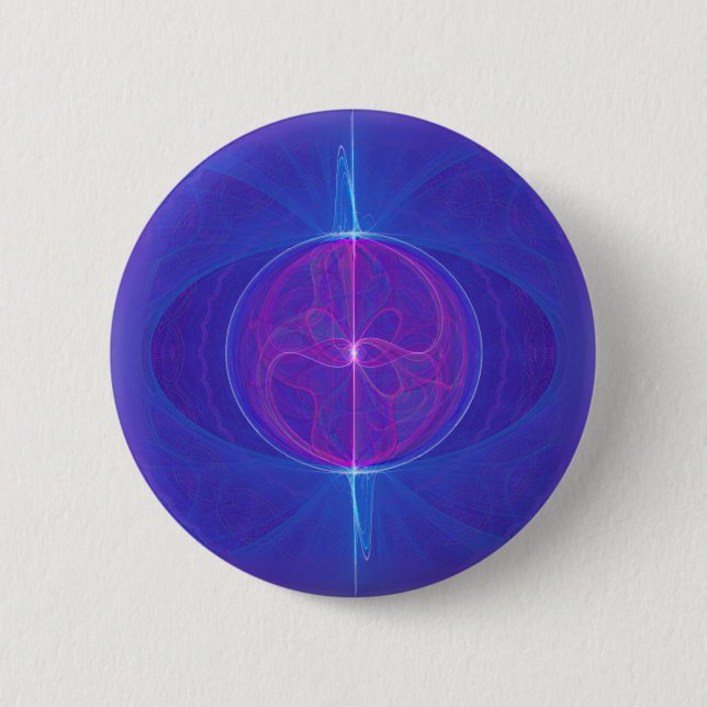 My Mind's Eye Abstract Art Pinback Button (Front)