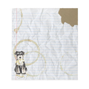 My Miniature Schnauzer Ate My Lesson Plan Notepad