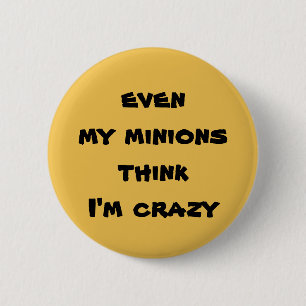 my minions pinback button